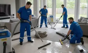 Water extraction service widget for water damage cleanup in Stockton, CA